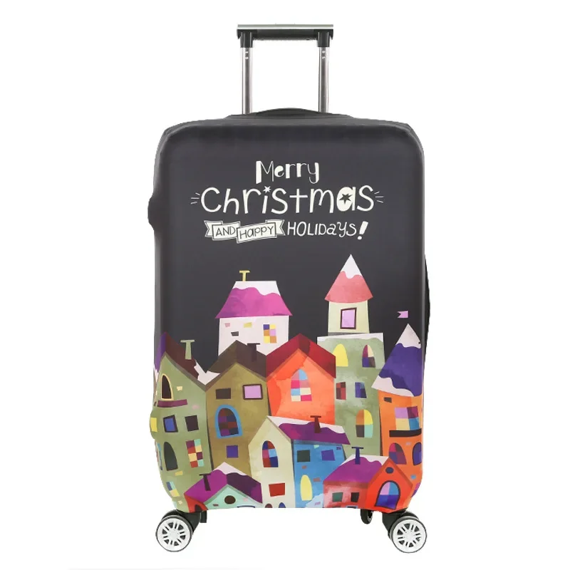 Bagagehoes Elastische reistrolley Koffer Beschermende bagagehoes Cartoon kofferhoes Kind Cartoon reisaccessoires: S / Goud