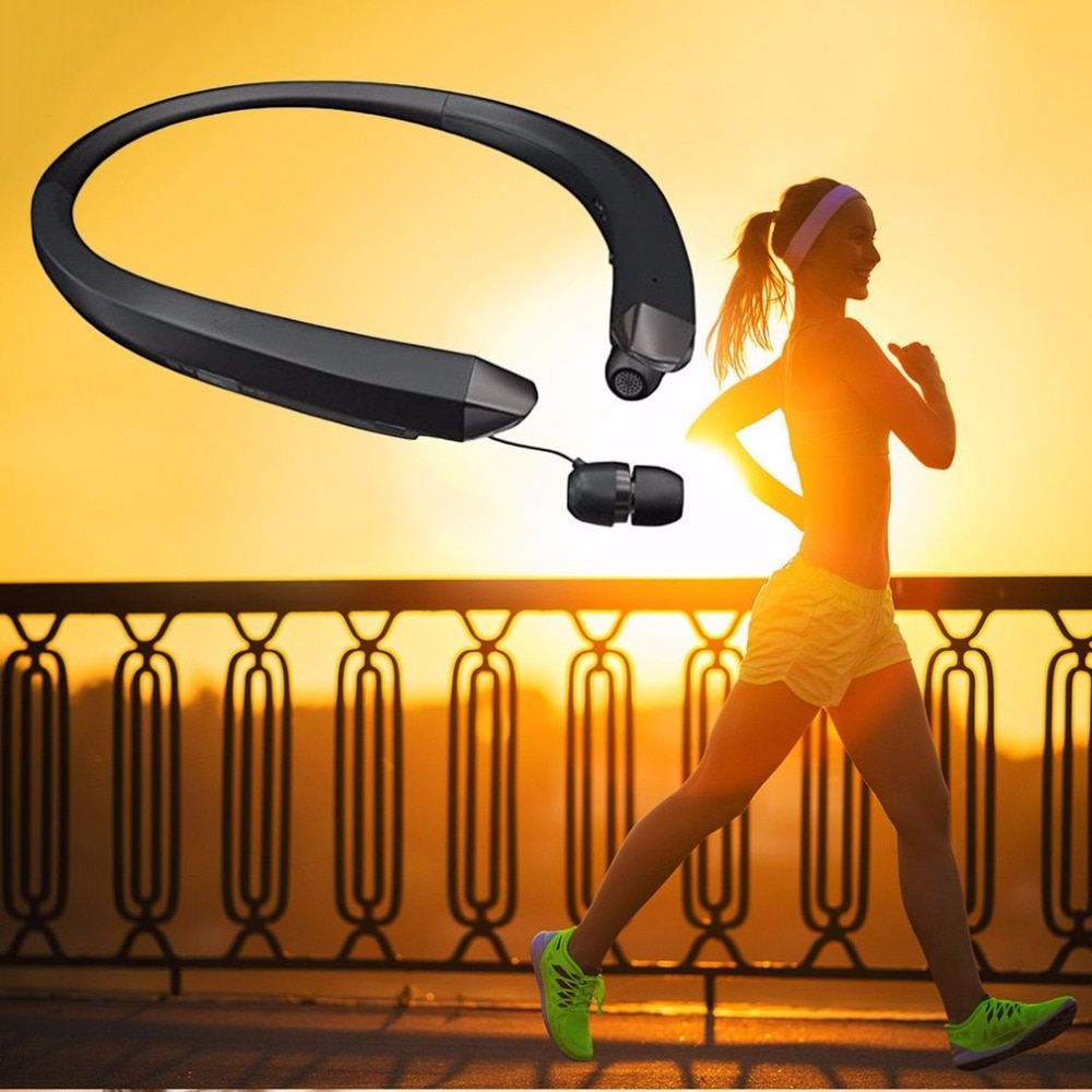Portable Sport Bluetooth Headset Stereo Wireless Headphone Neck Hanging Earphone for Smart phone HBS910 N20C