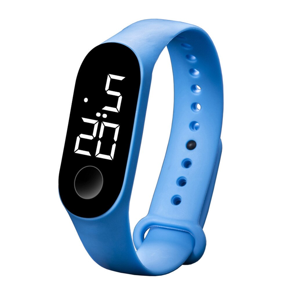 Relojes con Sensor luminoso LED para deportes electrónicos, relojes de para hombres y mujeres, clásicos, reloj deportivo de estilo