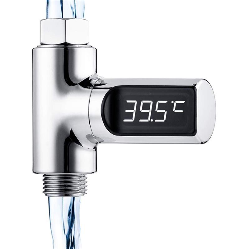Led display vand brusebad termometer led display hjemme vand bruser termometer fremløbsvand temperatur monitor