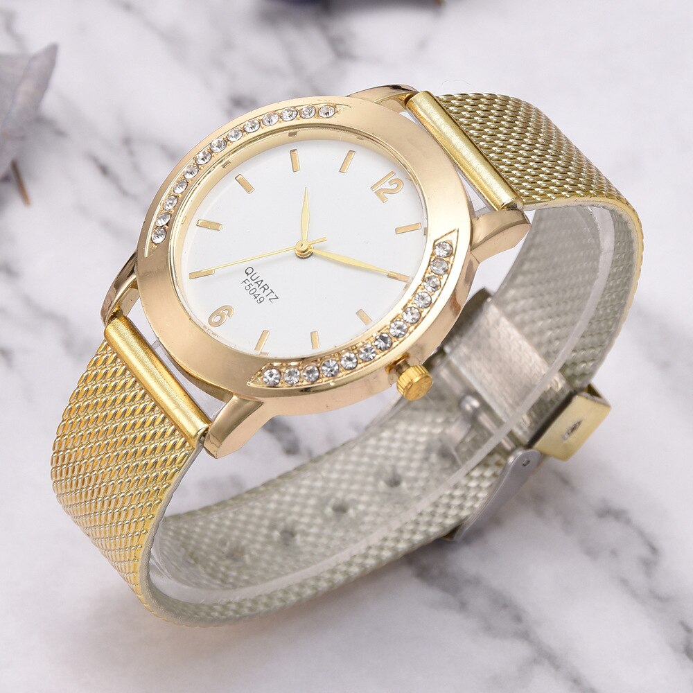 Casual dameshorloge met strass-siliconen armband, dameshorloges, dameshorloges, analoge quartzklokken, relojes