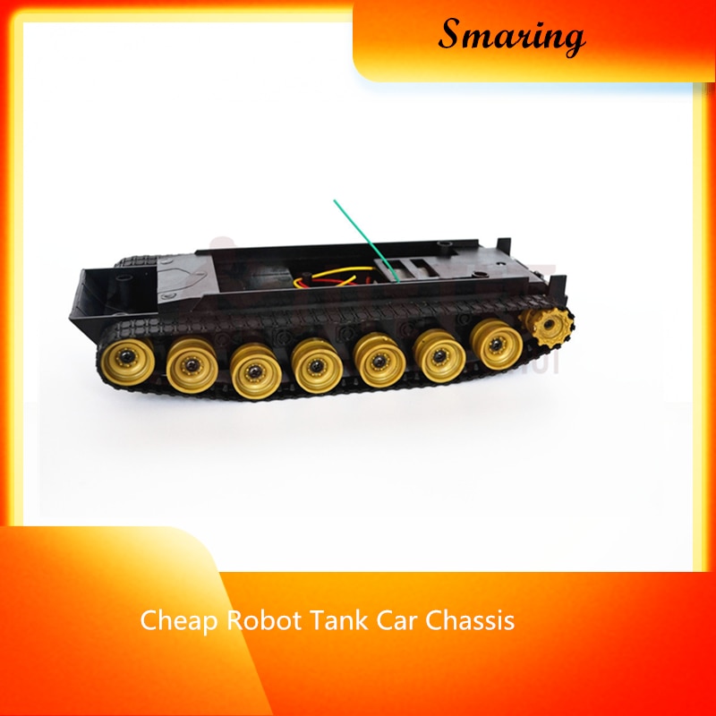 Cheap Robot Tank Car Chassis Platform DIY Caterpillar Crawler Smart Track Vehicle For Arduino RC Toy Remote Control