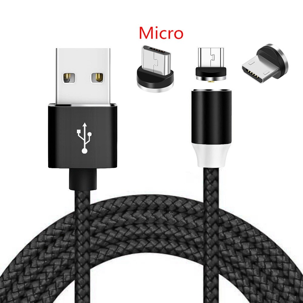 Asus Zenfone Max ZB634KL ZB631KL Magnetische Micro Usb Charge Cable Voor Samsung A10 Huawei Honor 8X Meizu M5 Android Telefoon lader