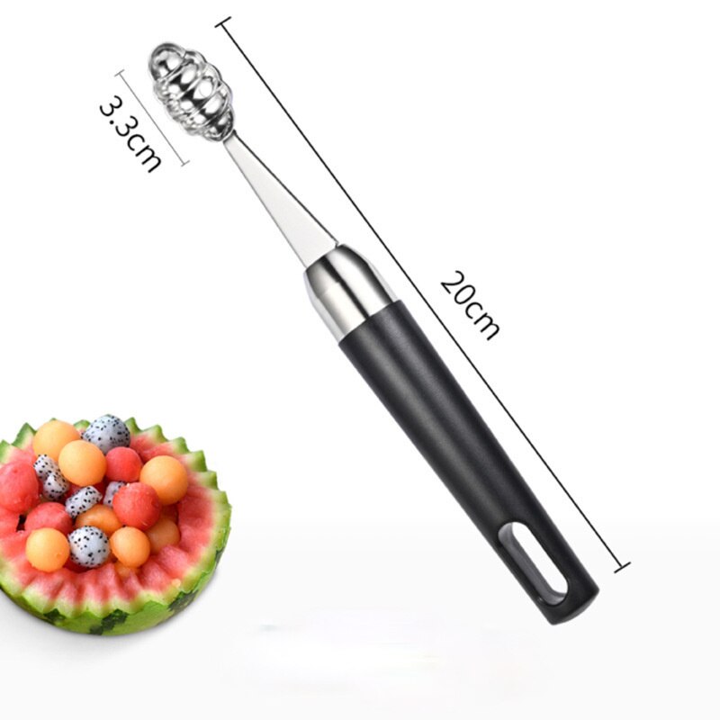 Stainless Steel Watermelon Slicer Cutter Peeler Carving Knife Vegetable Fruit Tools Kitchen Accessories Watermelon Spoon WQQB66: Bee shape