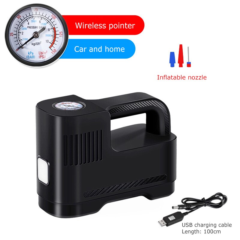 150 PSI Auto Luft Kompressor DC 12V Digitale Reifen Inflator Luftpumpe Tragbare Auto Luftpumpe für Auto Motorrad LED Licht Reifen Pumpe: green