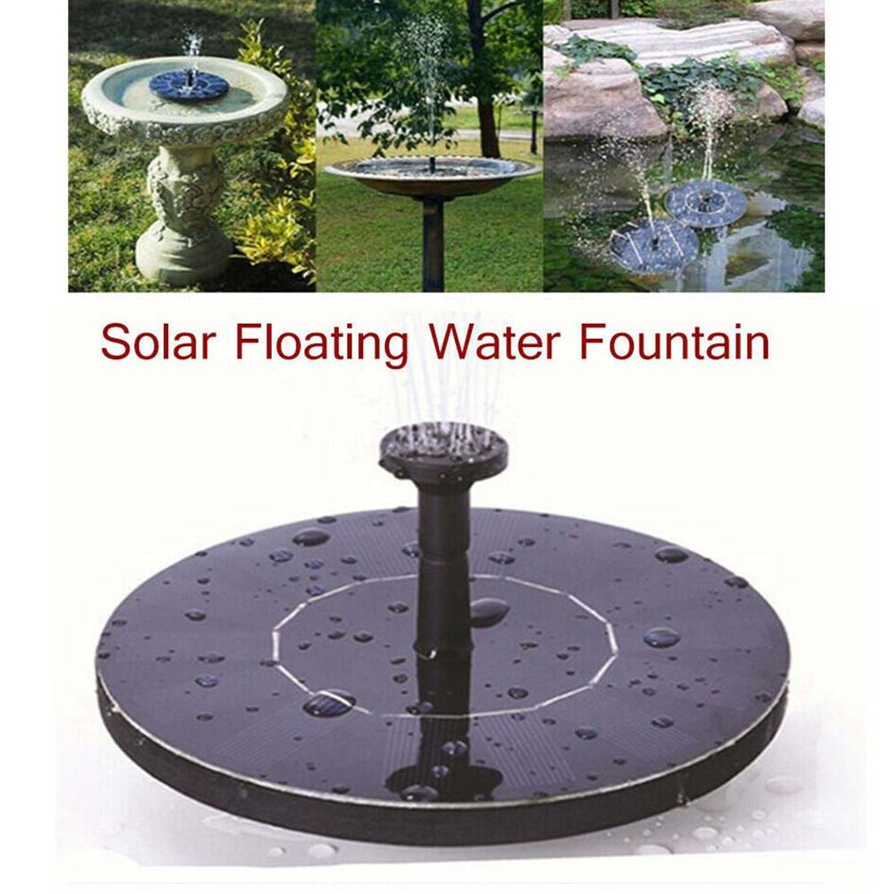 Zonne-energie Drijvende Pomp Fontein Vogelbad Thuis Zwembad Tuin Decor Outdoor Zwembad Water Drijvende Fontein