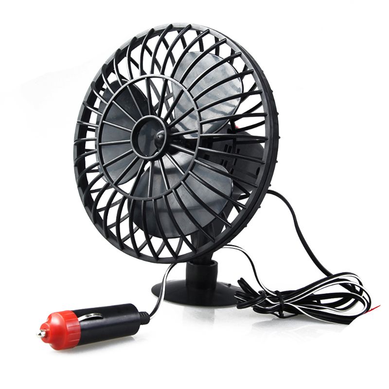 1 Pc Mini 4" DC 12V Suction Cup Auto Car Fan Multifunction Truck Vehicle Cooling Summer Air Fan Cooler Fan
