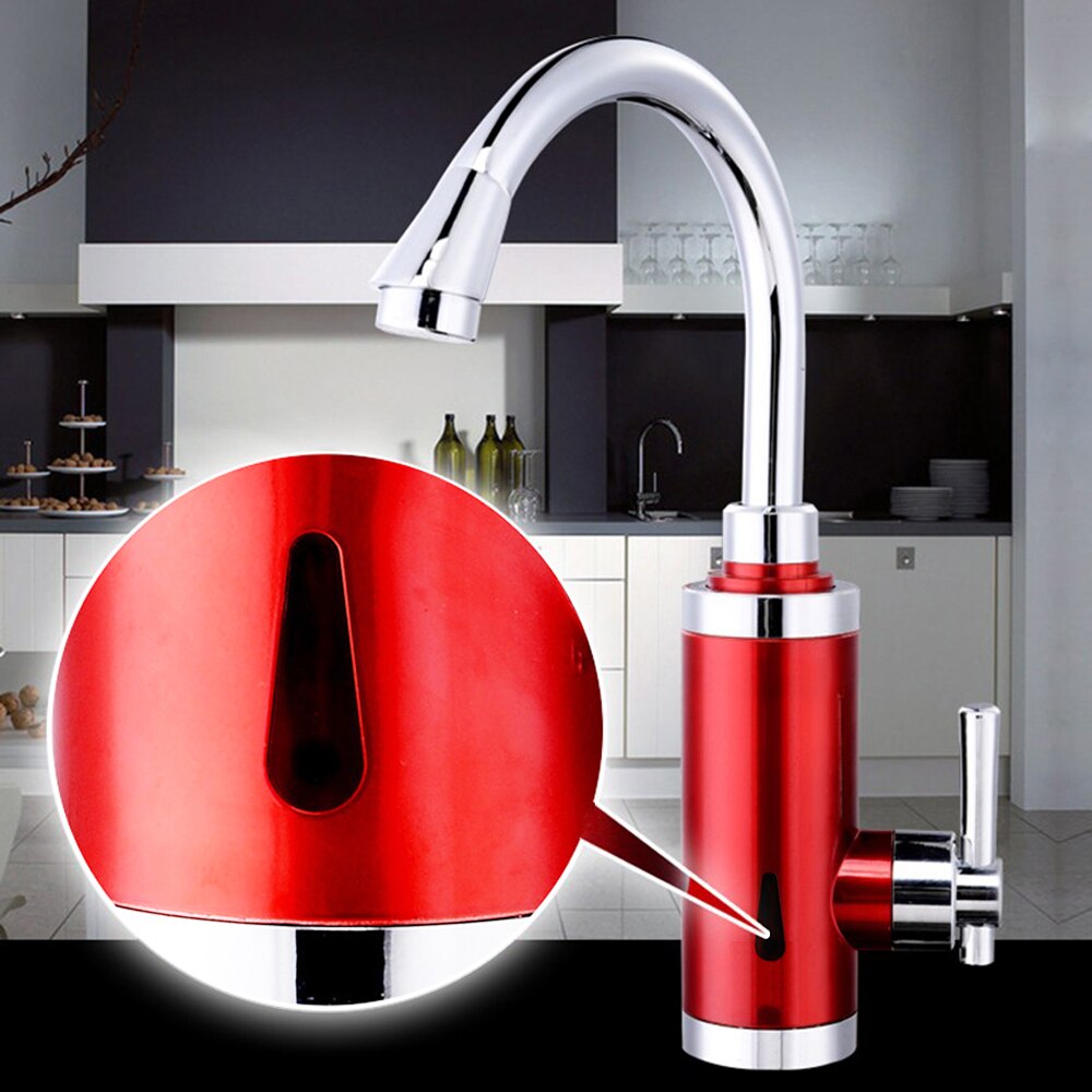 3000w instantânea torneira do chuveiro elétrico com aquecedor de água tankless instantânea pia aquecedor de água da cozinha 220v plugue da ue