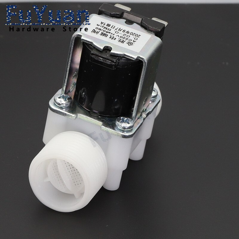 Válvula Solenoide de plástico de 3/4 pulgadas, dispensador magnético de lavadora, interruptor de controlador de presión neumática de agua, 12V, 24V, 220V, PP N/C