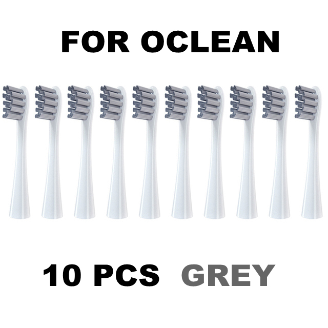 Cabezales de repuesto para cepillo de dientes eléctrico sónico Oclean X PRO Elite/Flow/F1/One/X/All Series DuPont, cerdas suaves azules y verdes: Azul