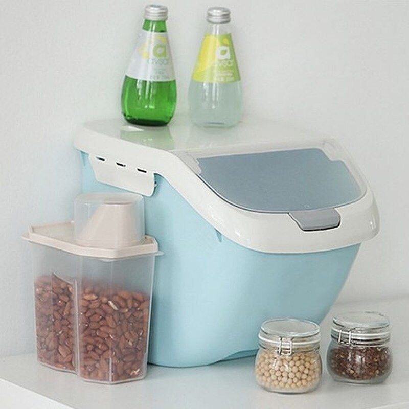 6KG/10KG/15KG Moisture-proof Dry Food Storage containers Sealed Box Rice Storage Container Kitchen Organization