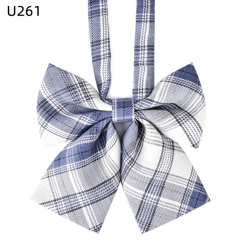 JK Uniform Bow Tie Japanese School Uniforms Striped Wrap Girls Preppy Style Neckties Female Bow-knot Women Apparel Accessories: SU261