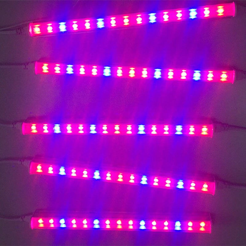 Lampe horticole de croissance Led T5, 1/2 pièces, rouge/bleu, pour culture de légumes en serre/chambre de culture intérieure, tente/jardinière