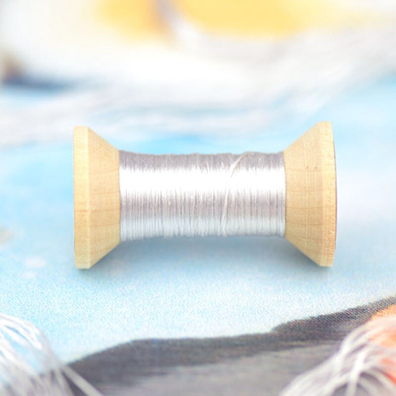 Embroidery thread / silk thread / 20 meters per thread / embroidery thread / silver gray: 1