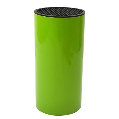 Nadruk drewniany uchwyt noża stojak nożyczki kuchenne nóż organizator włożony stojak robić przechowywania stojak ociekacz zestaw akcesoriów kuchennych: zielony nóż uchwyt