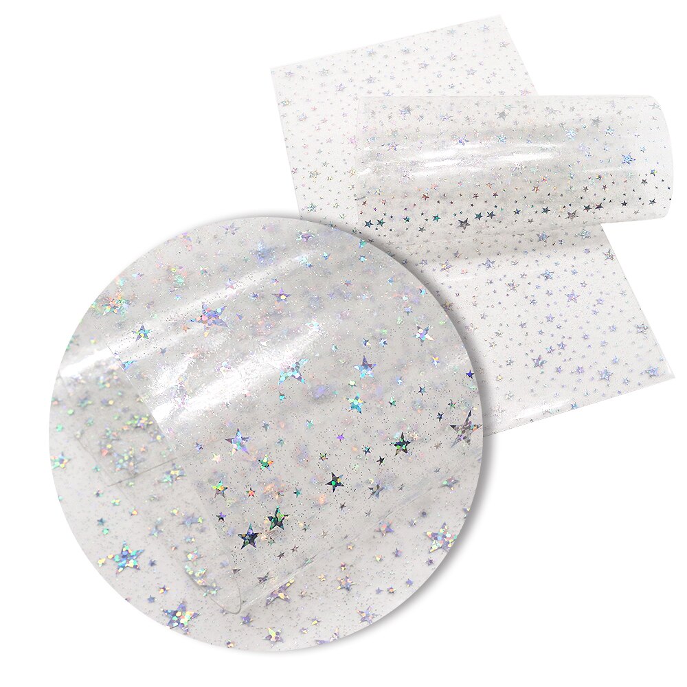 20*33cm sterren zeester transparant imitatie synthetisch leer voor strikken tassen portemonnee telefoonhoesje plakboek diy ,1 yc 3746: 1064067006