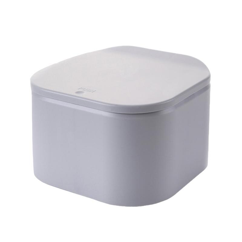Push Type Leuke Mini Afvalbak Home Office Badkamer Prullenbak Desktop Vuilnis Doos Tafel Vuilnisbak Diversen Bins: 5