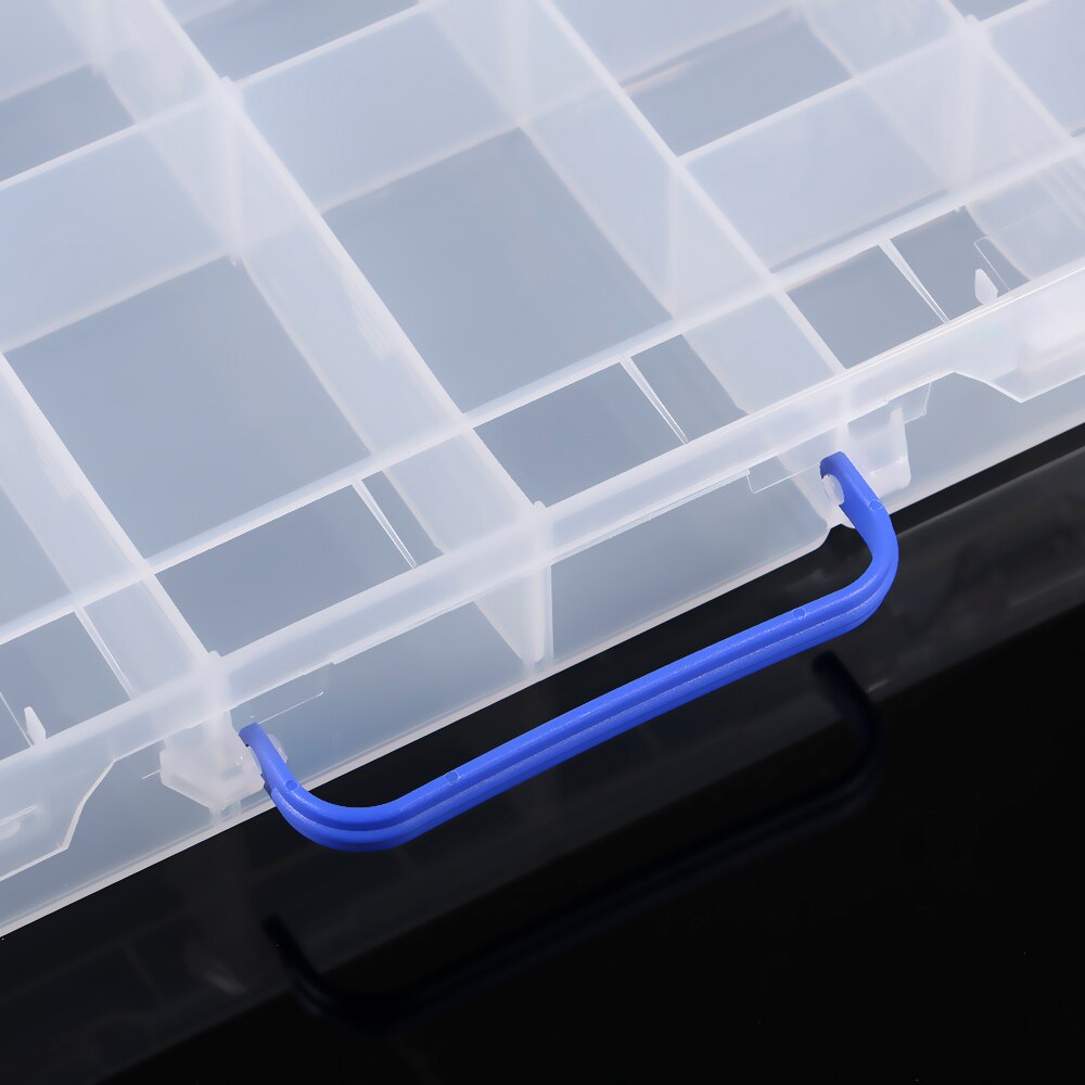 Adjustable Dividers 20 Compartment Slot Plastic Storage Box Organizer Jewelry Tools Electronic Components Container