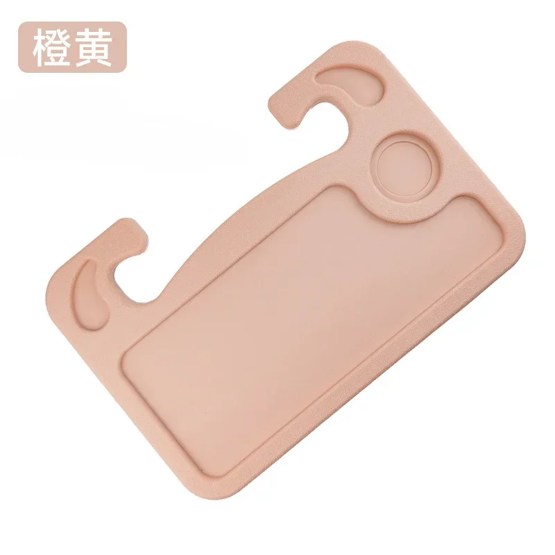 Supporto da tavolo per laptop per auto multifunzionale Supporto da tavolo portatile per ufficio Volante per auto Supporto per bevande Cibo Vassoio per caffè: Argento
