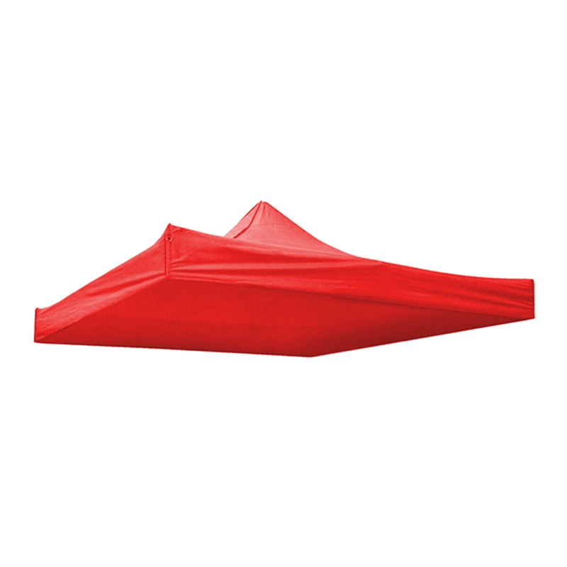10 x 10ft baldakin top udskiftning gårdhave udendørs parasol telt betræk: Rød
