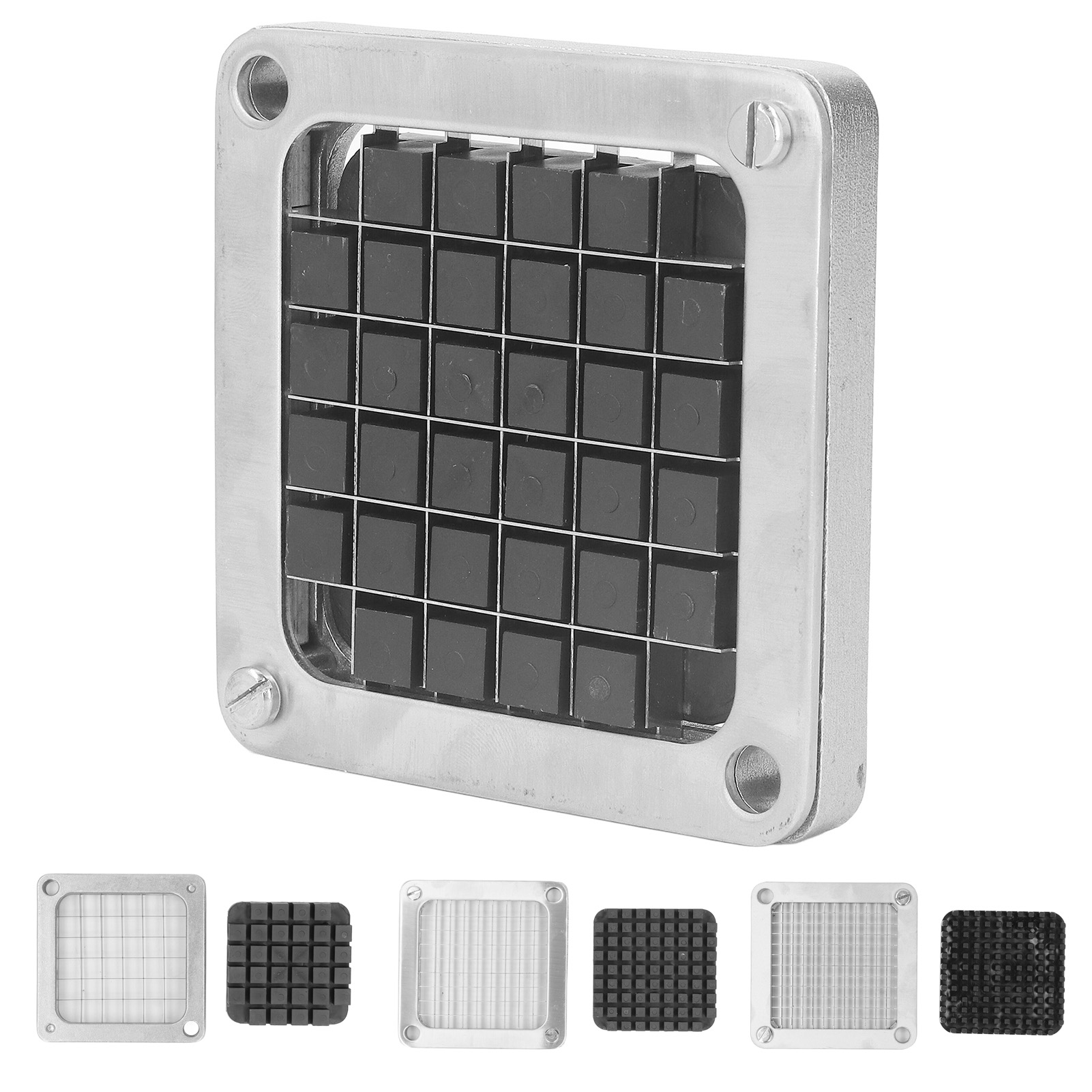 French Fry Cutter, Chips Cutter Parts Stainless Steel French Fry Potato Chips Cutters 6/9/12mm Blades Size Blade Cutting Machine