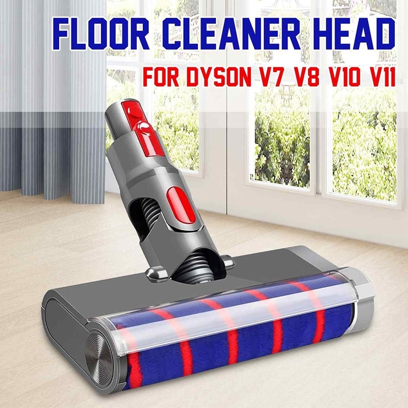 Elektrisk mopp for dyson støvsuger  v7 v8 v10 v11 fluffy myk rullebørstehode erstatning elektrisk mopphode tilbehør