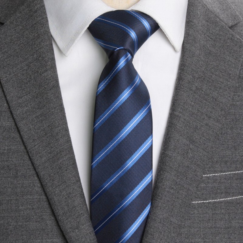 Herre slips slankt slips stribe 6cm slips til mænd business bryllup jacquard butterfly mandlig kjole skjorte gravata: Yj -10-g3