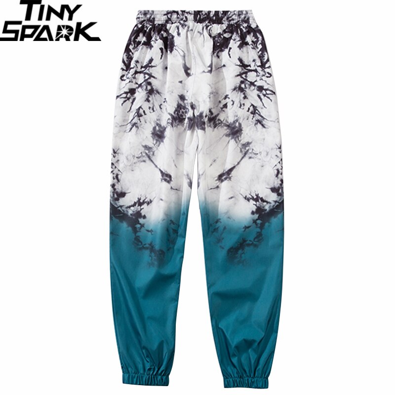 Hüfte hüpfen Jogger Hosen Farbverlauf Farbe Streetwear Männer Harajuku Jogginghose Frühling Sommer Spur Schlauch Weiche HipHop Harem Hosen