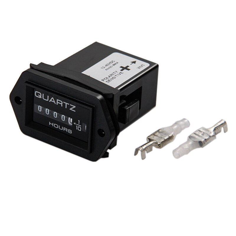 mechanical Hour Meter for Marine boats/trucks/tractor lawn mower Hour meter Gauge Timer counter DC 12 - 40V