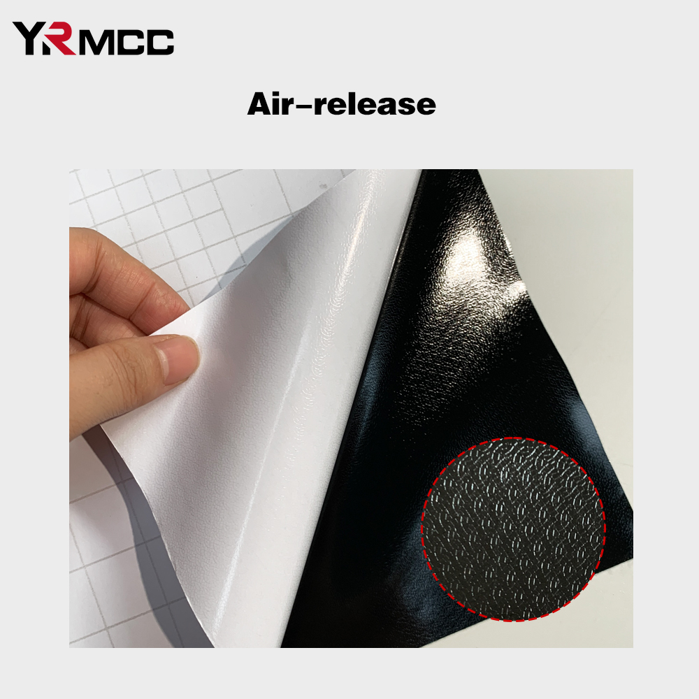 Bil Vinyl Wrap Folie Selvklebende Sort Blank Vanntett Dekal DIY Datamaskin Scooter Dekkefolie
