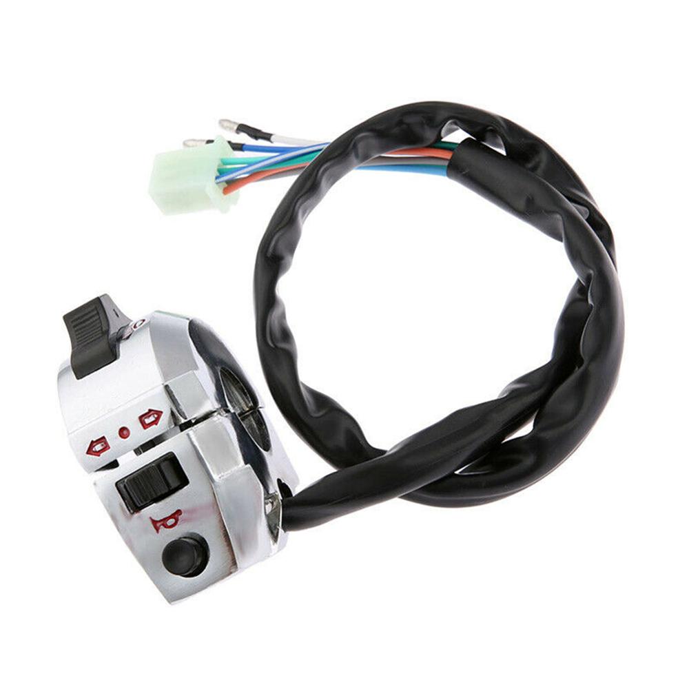 7/8 ''motorrad Lenker Control Licht Blinker Horn Schalter 1PCS Motorrad Links Griff Side Control Switch