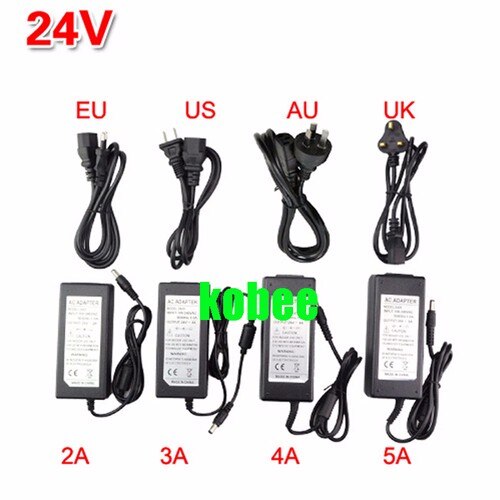 Ac dc adapter oplader  ac 100-240v til  dc 5v 12v 24v 1a 2a 5a 10 aswitch strømforsyning transformer til led strip lys cctv kamera