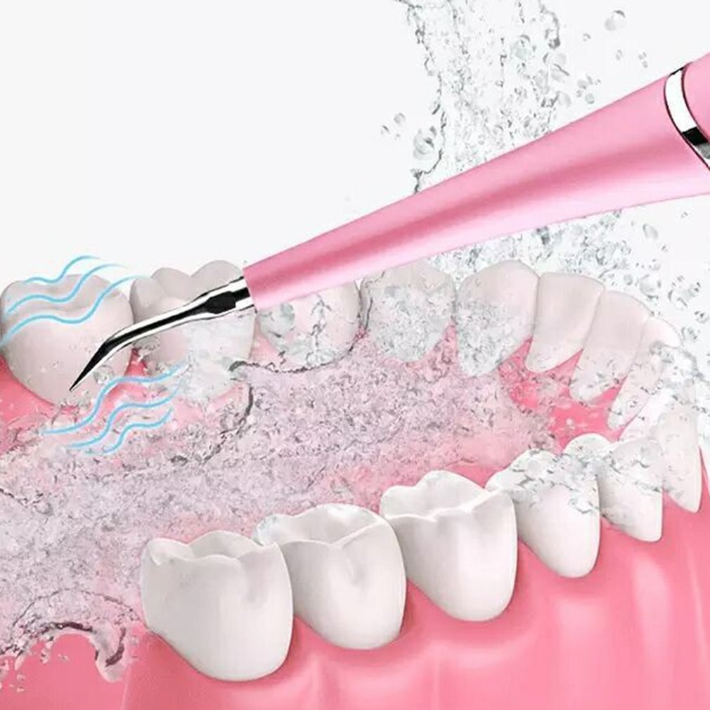 Elektrisk sonisk tandskaler tandregnerfjerner tandpletter tandsten værktøj tandlæge tandblegning mundhygiejne