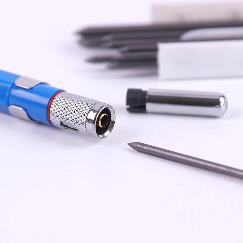 1+12PCS Leads Holder Drawing Pencil Set Writing School Stationery HB Lead Pencils Mechanical Automatic Pencil