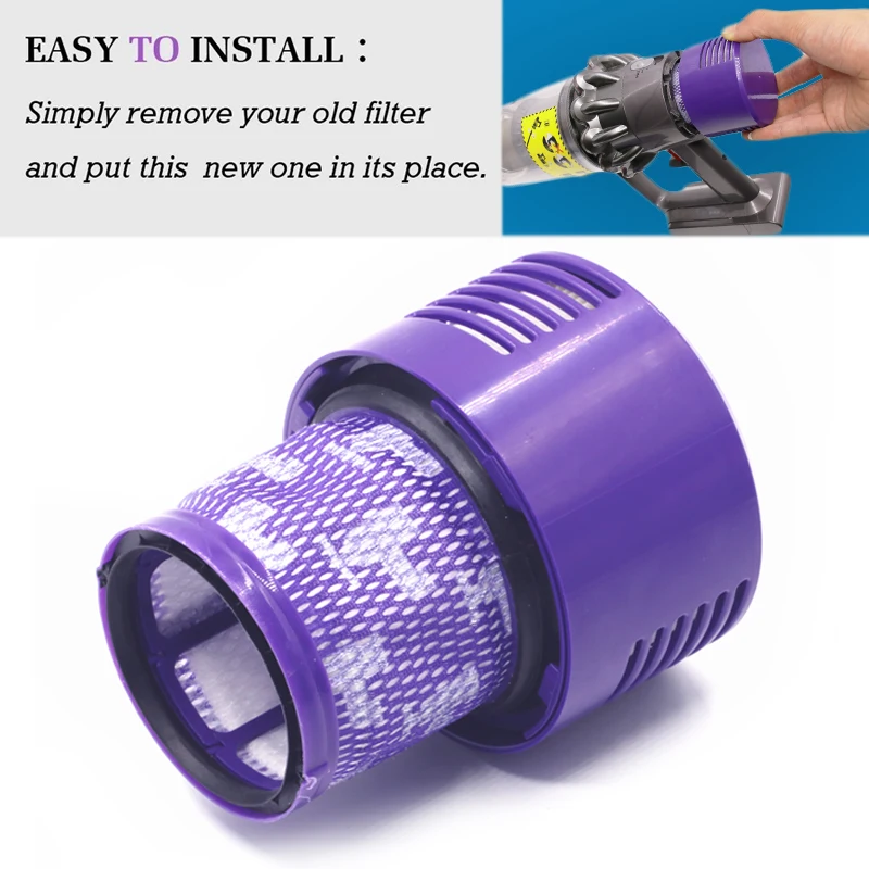 For Dyson V10 Filter Hepa Accessories Robot vacuum cleaner SV12 washable filter Replacement cleaning Spare Parts