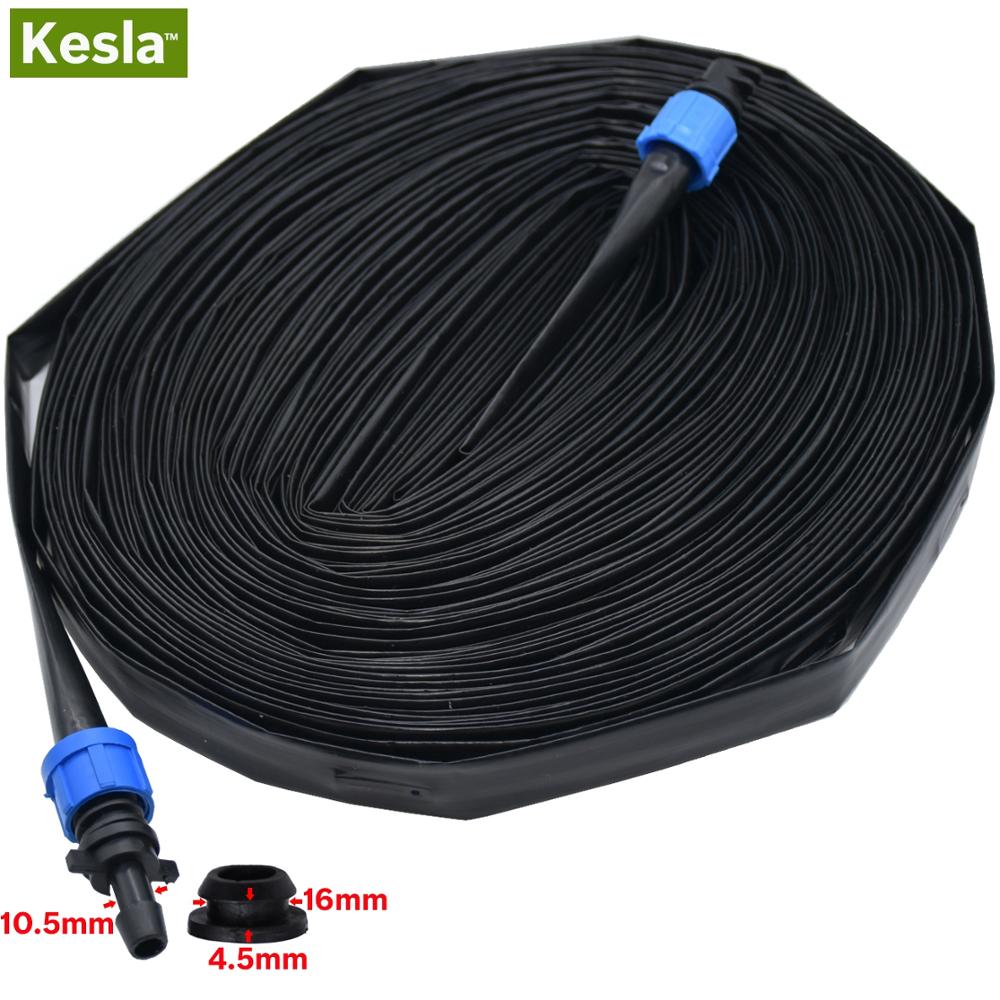 20-150m 16mm dryppvanningstape 5/8 '' 8 mil 0.2mm tykk 20cm emitter drypperavstand drivhushage koble til hard pvc-slange