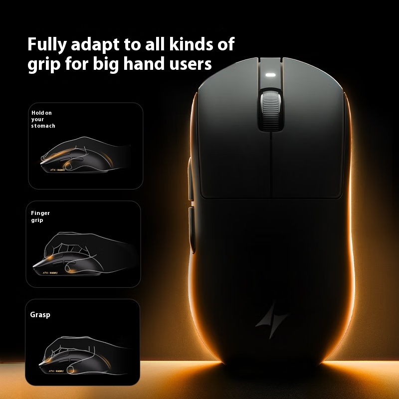 ATK Dragonfly A9 Pro Wireless Mouse 3Mode Star Flash PAW3950 Nordic52840 Lightweight Custom Laptop Gamer PC Gaming Mouse
