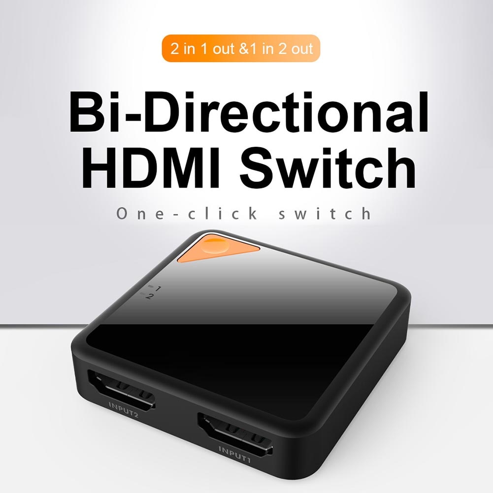 4K Hdmi Switcher 2 In 1 Out/1 In 2 Out Adapter Multifunctionele Hete Verkoop Hdmi switch Splitter Box Voor Gamepad Hdtv