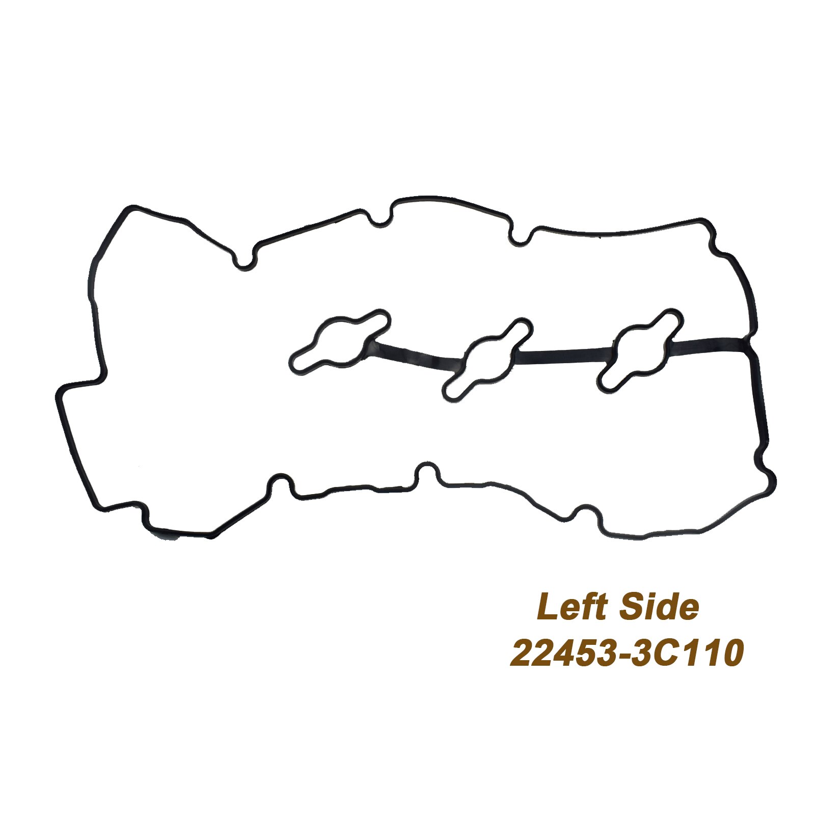 Valve Cover Gasket Left Right For 07-12 Veracruz 06-10 Sedona 3.8L V6 224413C110,224533C110,711060300, 224533C120, 22453 3C120: Left