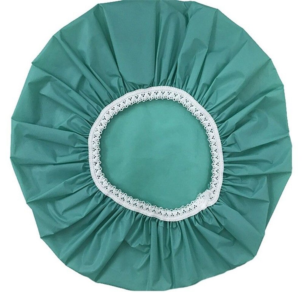 Gorros de baño impermeables para el hogar, elásticos, para Hotel, varios colores: Green