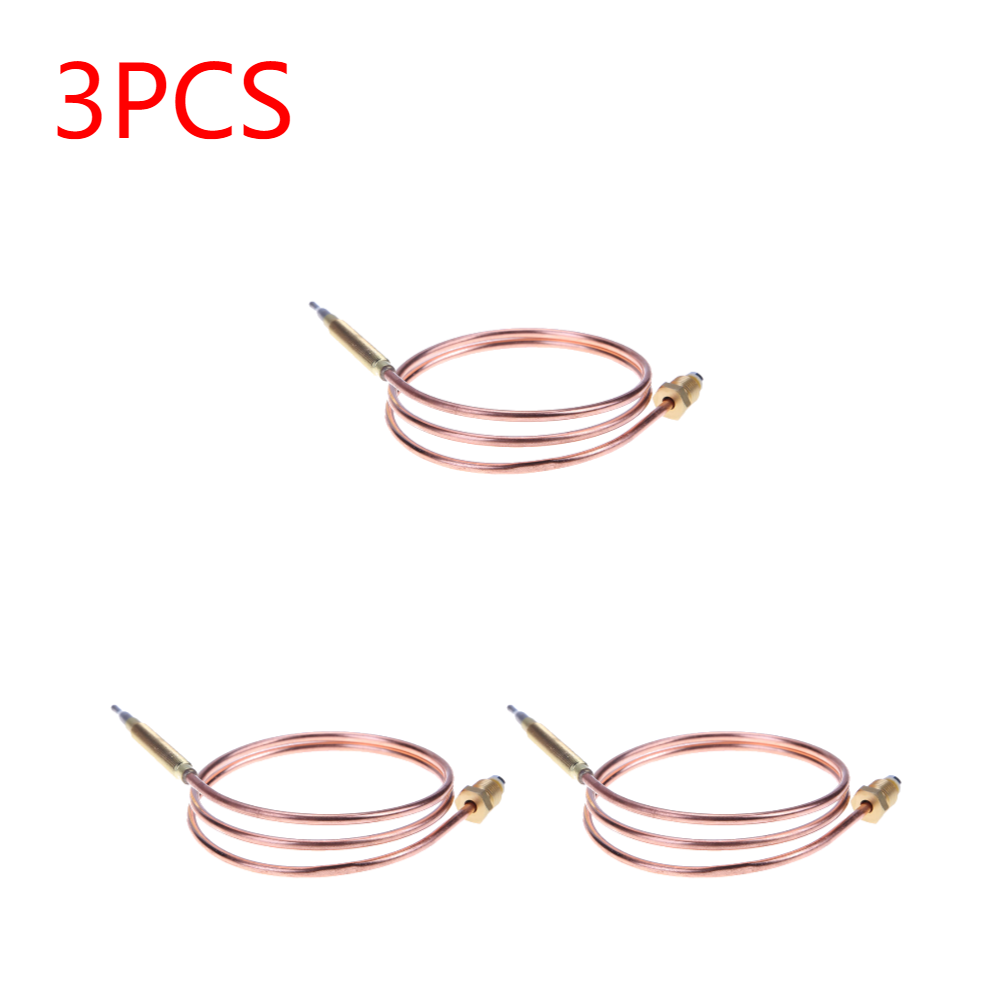 1-5 st universal gas termoelement ventil 60/120cm eldstad ersättningstermoelement för vattenkokare teurna med 5 fasta delar