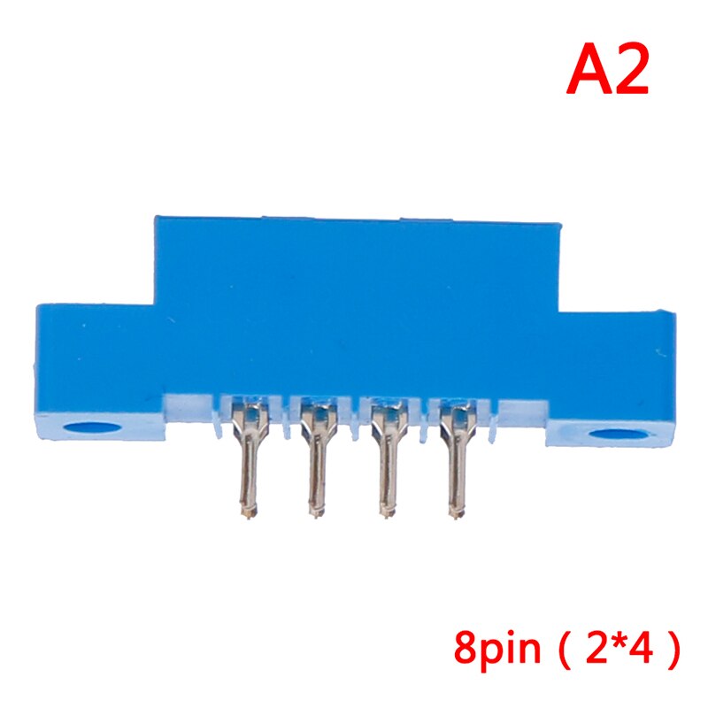 1PC 805 Series 3.96mm Pitch PCB Slot Solder Card Edge Connectors 8-72 Pin 16 Styles: A2