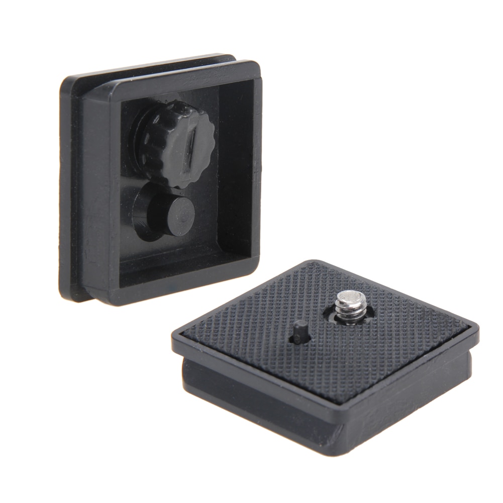 Sort abs quick release qr plate quick release plate til weifeng tripod 330a e147 kamera cam tilbehør