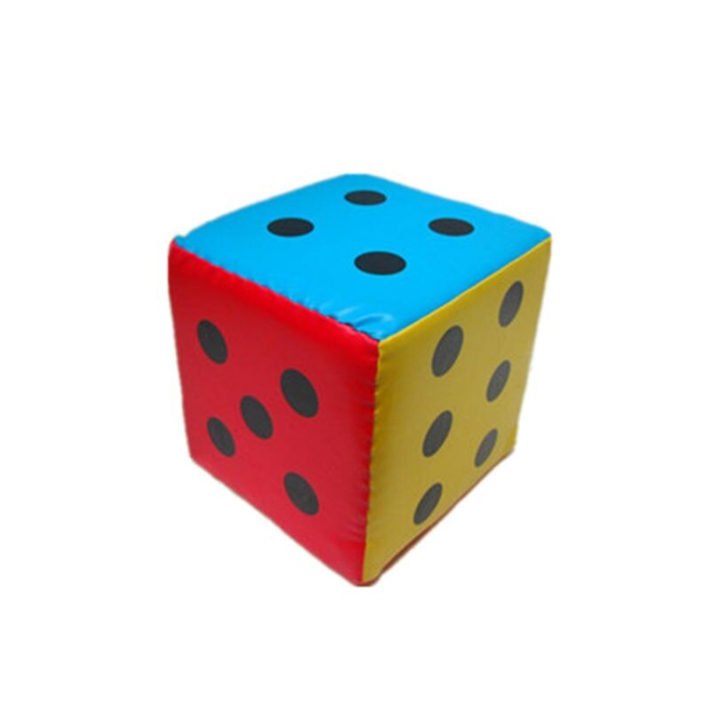 20/12cm Super Large Dice Colorful Six Sided Sponge Party Game Props Teaching Aid: 20cm