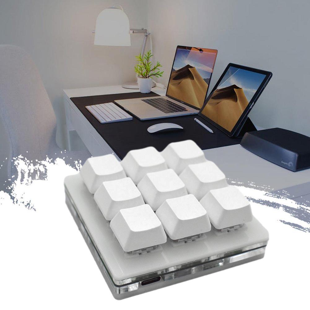Mini clavier Portable à 9 touches, fonction de raccourci, Programmable, de jeu, Sayodevice Mechan W0h1
