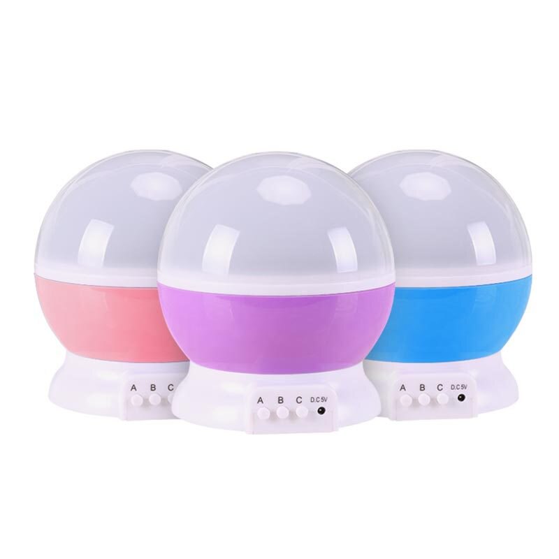 proyector de luz de noche LED cielo estrellado cielo luminoso juguetes luz de noche USB juguetes para niños