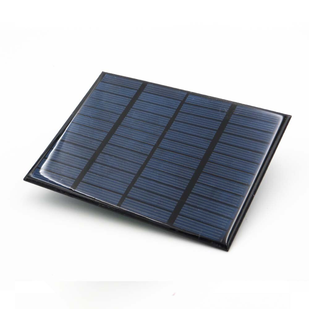 1pc x solcellemodul 12v 1.5w 125ma bærbar modul gjør-det-selv lite solcellepanel til mobiltelefonlader hjemmelys leketøy etc solcelle