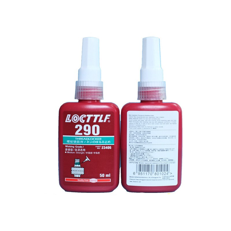 242 243 271 272 290 277 50ML/10ML retenedor cilíndrico bloqueo adhesivo Metal tornillo anaeróbico adhesivo ambiente pegamento