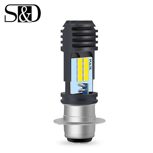 4000LM BA20D LED H6 P15D HS1 H4 Led Motorfiets Koplampen CSP Chips Motorbike hi/lo ver licht Moto koplamp Ebike Auto Licht: P15D
