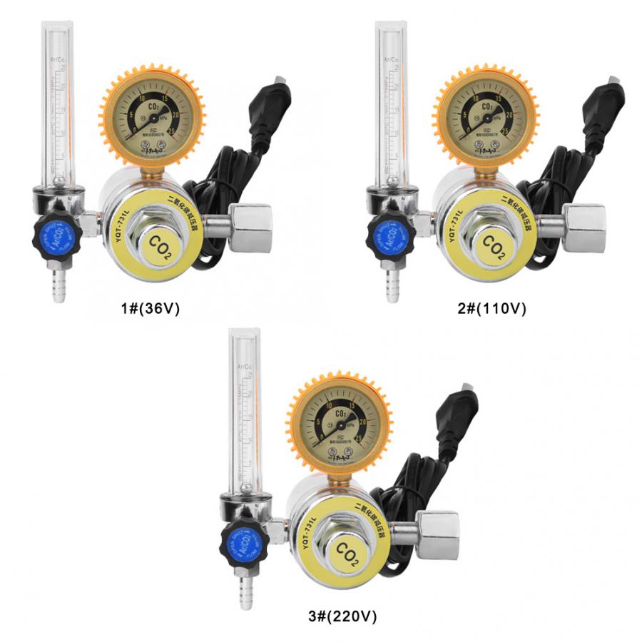 CO2 Regulator Pressure Regulator Carbon Dioxide Pressure Reducer Female Thread G5/8in